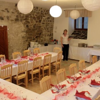 Ukázka svatební tabule pro 35 hostů